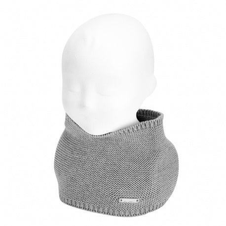 Cuello bufanda baby Condor color gris aluminio