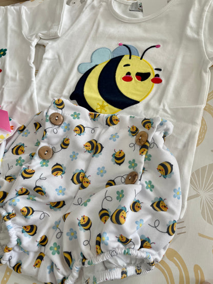 Conjunto abeja niño