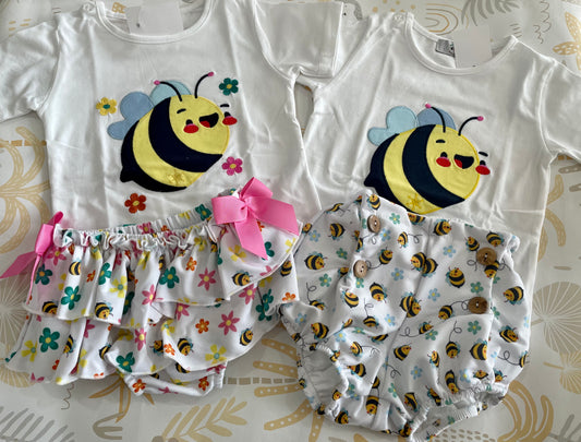 Conjunto abeja niño