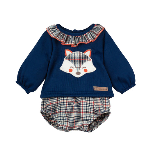 Conjunto zorrito bebe niña Colección Tiétar